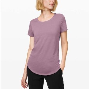 Lululemon Love Crew Tee - Frosted Mulberry - Size4